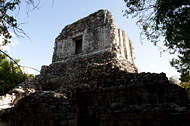 Photo tour of the Mayan Ruins at Chicanna - yucatan mayan ruins,yucatan mayan temple,mayan temple pictures,mayan ruins photos